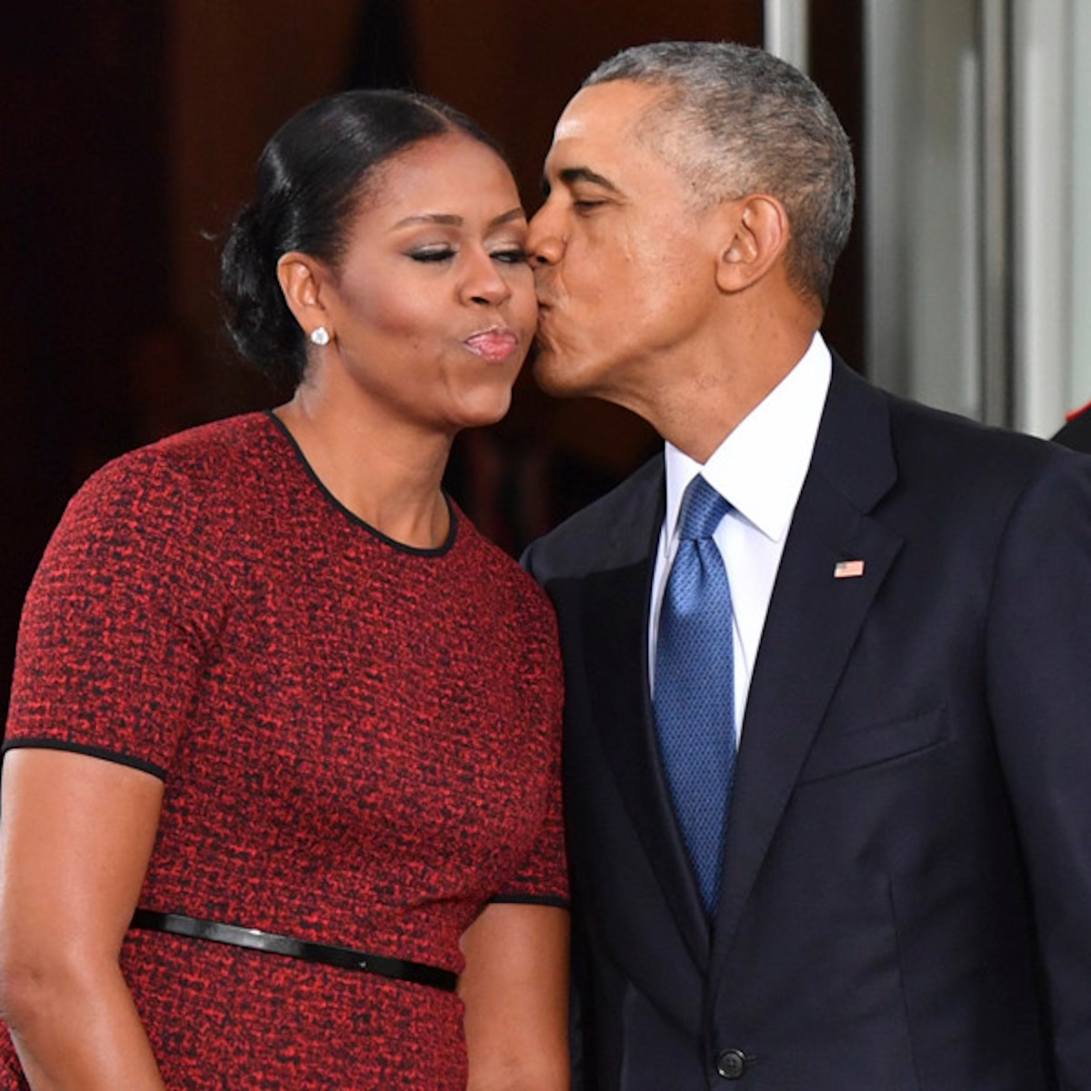 Barack Obama And Michelle Obama Celebrate Their Wedding